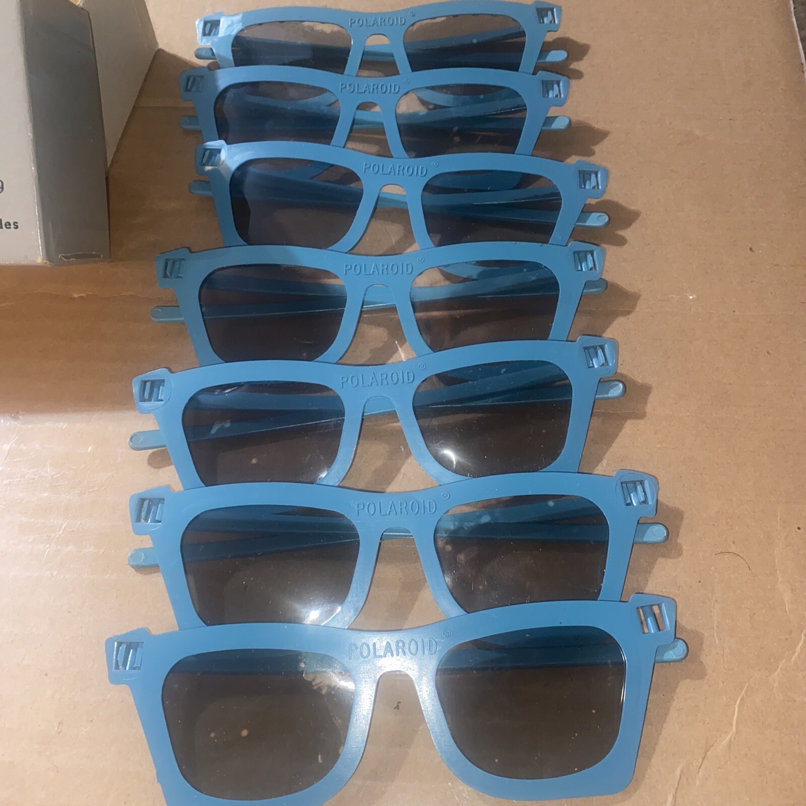 VINTAGE NIB POLAROID 3-D Viewer GLASSES 7 Pairs Per Box
