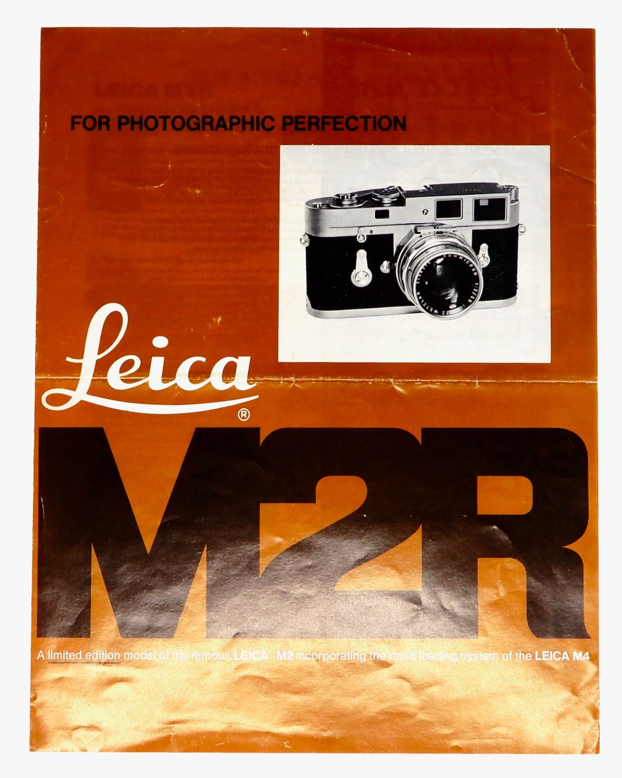 Leica M2R Brochure ………. Rare !!