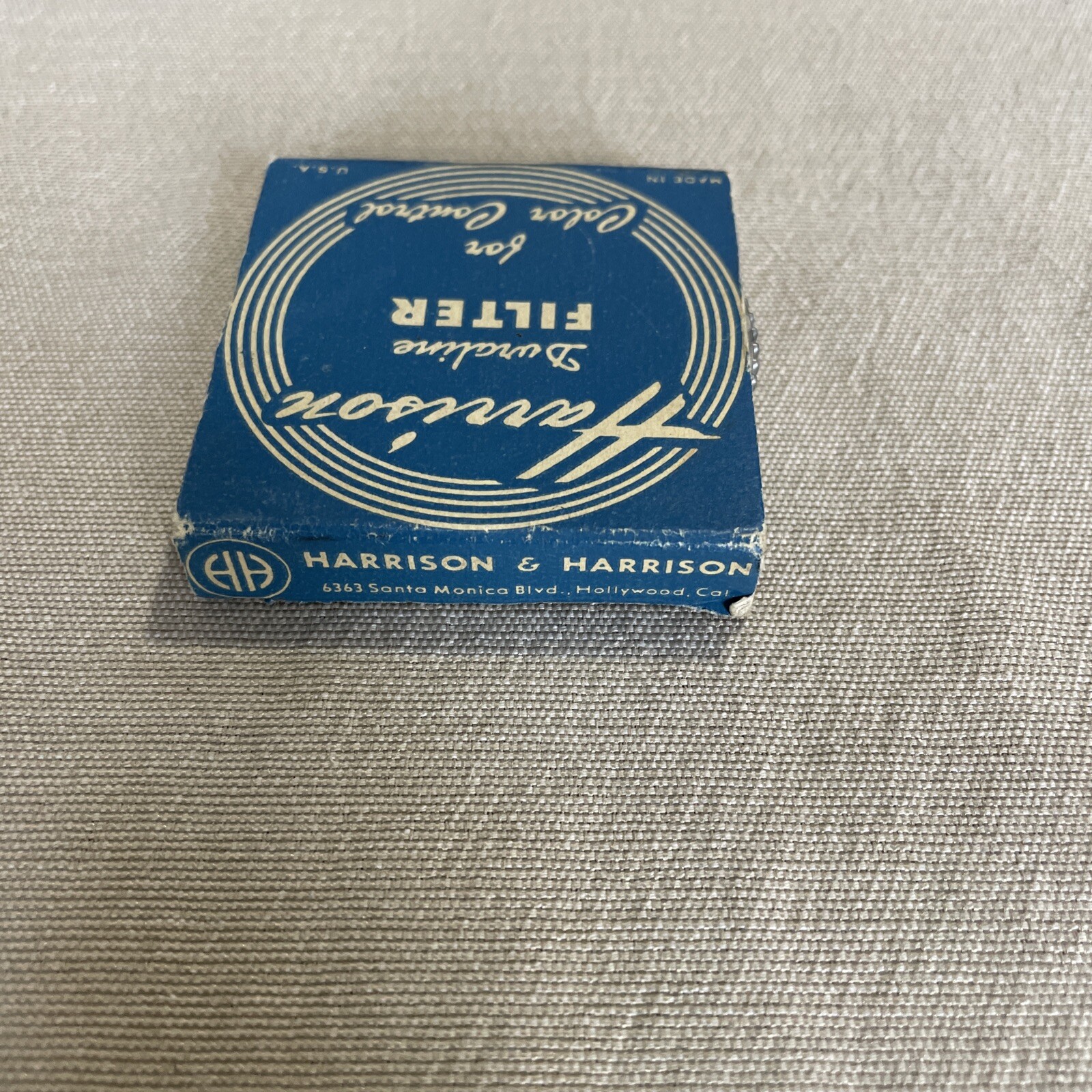 Harrison Duraline Camera Filter Size 1-1/2 Color B2 Vintage