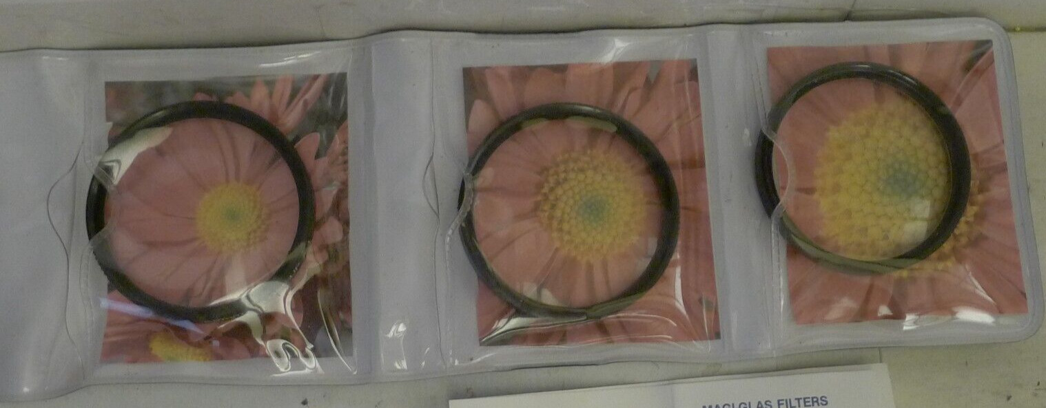 Rolev Magi-Close Magi-Glas Close-Up 52mm Filter Kit +Case & Manual +1 +2 +4