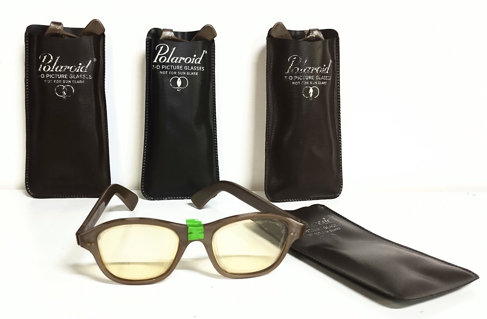 RARE FIND! Vintage 1940/50 Polaroid 3D Glasses #717 With Slipcase Buy 1-4!
