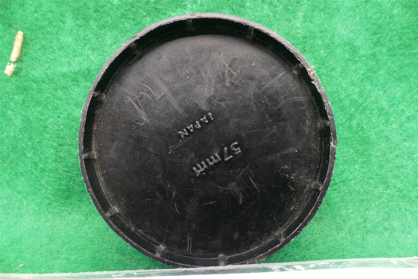 Yashica Vintage Plastic Push On 57mm (55mm Filter) Lens Cap / Cover