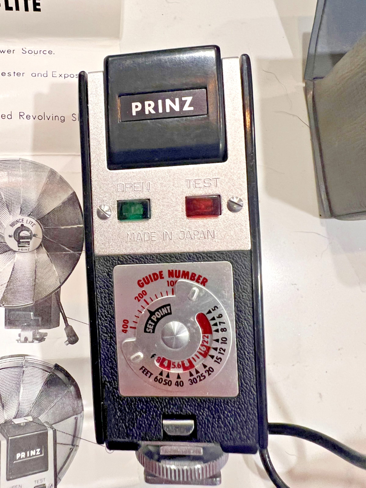 Vintage PRINZ BOUNCE LITE FLASH UNIT – Made in Japan