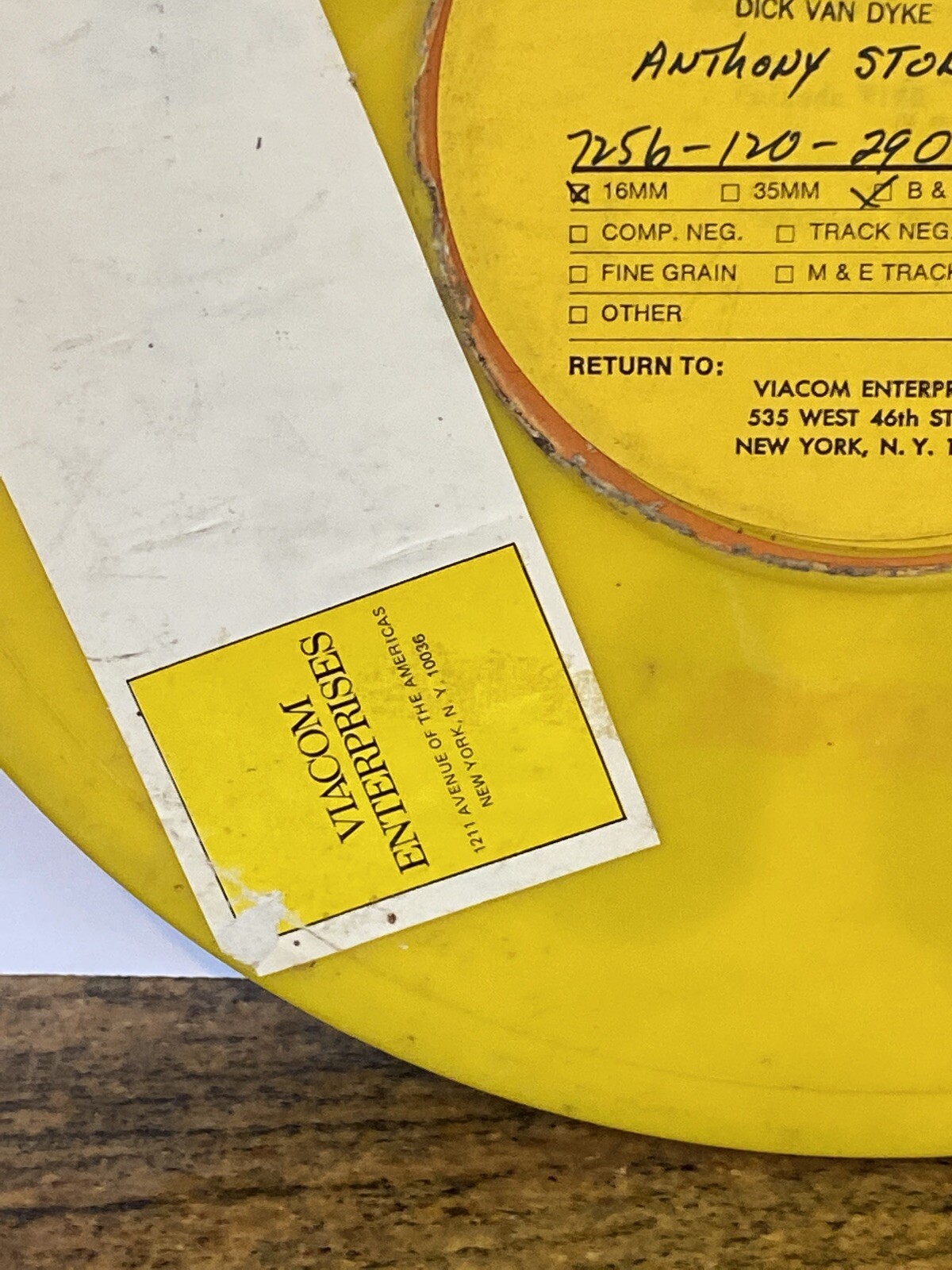 Vintage CBS Television Show Dick Van Dyke Show 16MM Empty Reel And Case