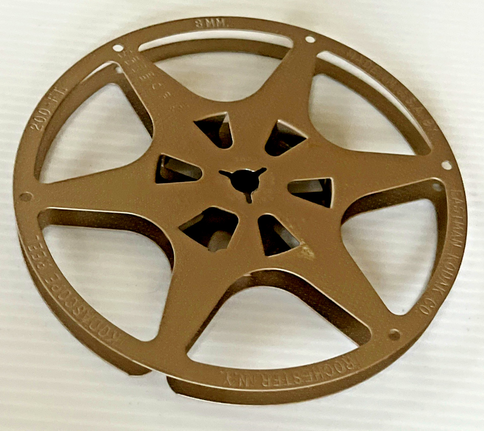 VTG Eastman Kodak Metal 8mm Film Movie Reel 200 Feet Made In USA Rochester NY