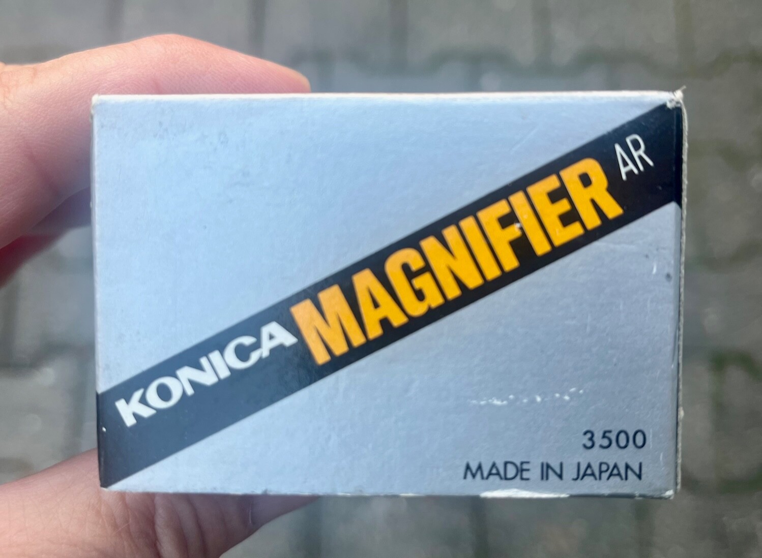 Konica MAGNIFIER Viewfinder Loupe – OVP – Braun Nuremberg – Classic Camera