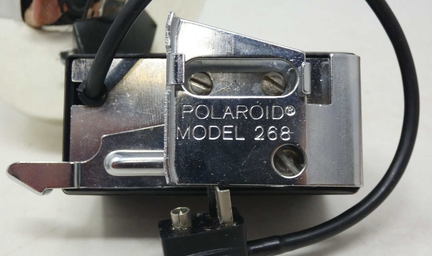 Vintage Polaroid Flashes 258 and 281, 4 Lenses and 6 M3 Flash Bulbs