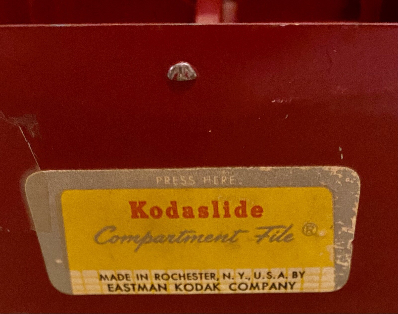 VTG LOT: Tru-Vue/Eastman Kodak KODASLIDE Compartment File/4 Slides SOLD AS IS