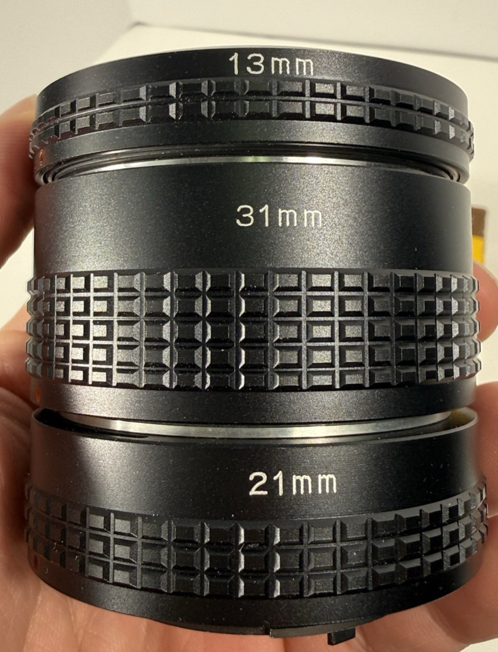 Aetna Extension 3 Tube set for Nikon Cameras 13mm 31mm 21mm