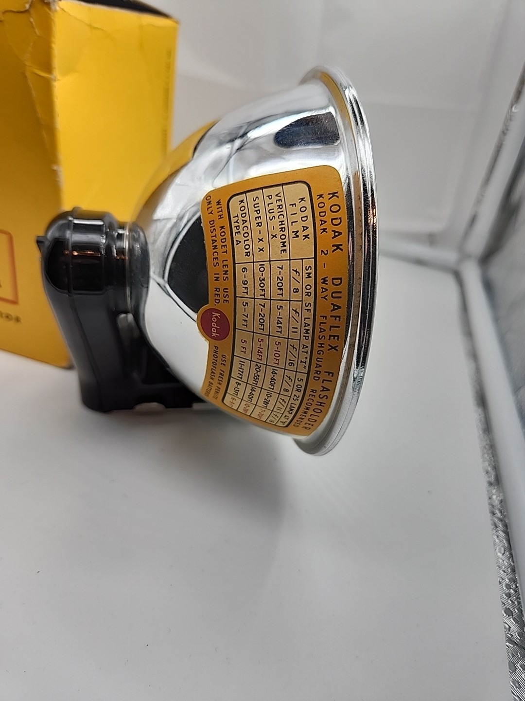 Vintage Kodak Duaflex Flasholder w/Box No. 40/41F Eastman Kodak Co. USA