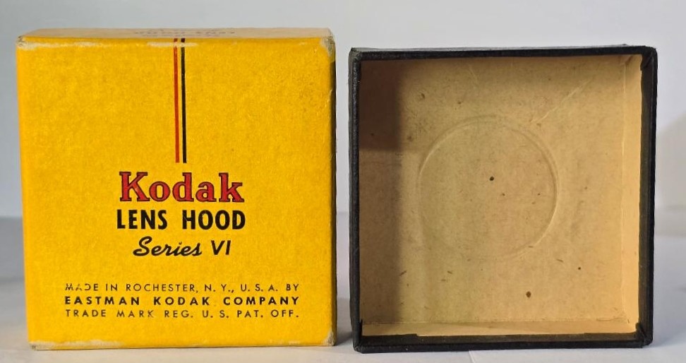Kodak Vintage Boxes Series VI Lens Hood and Series VII Adapter Ring