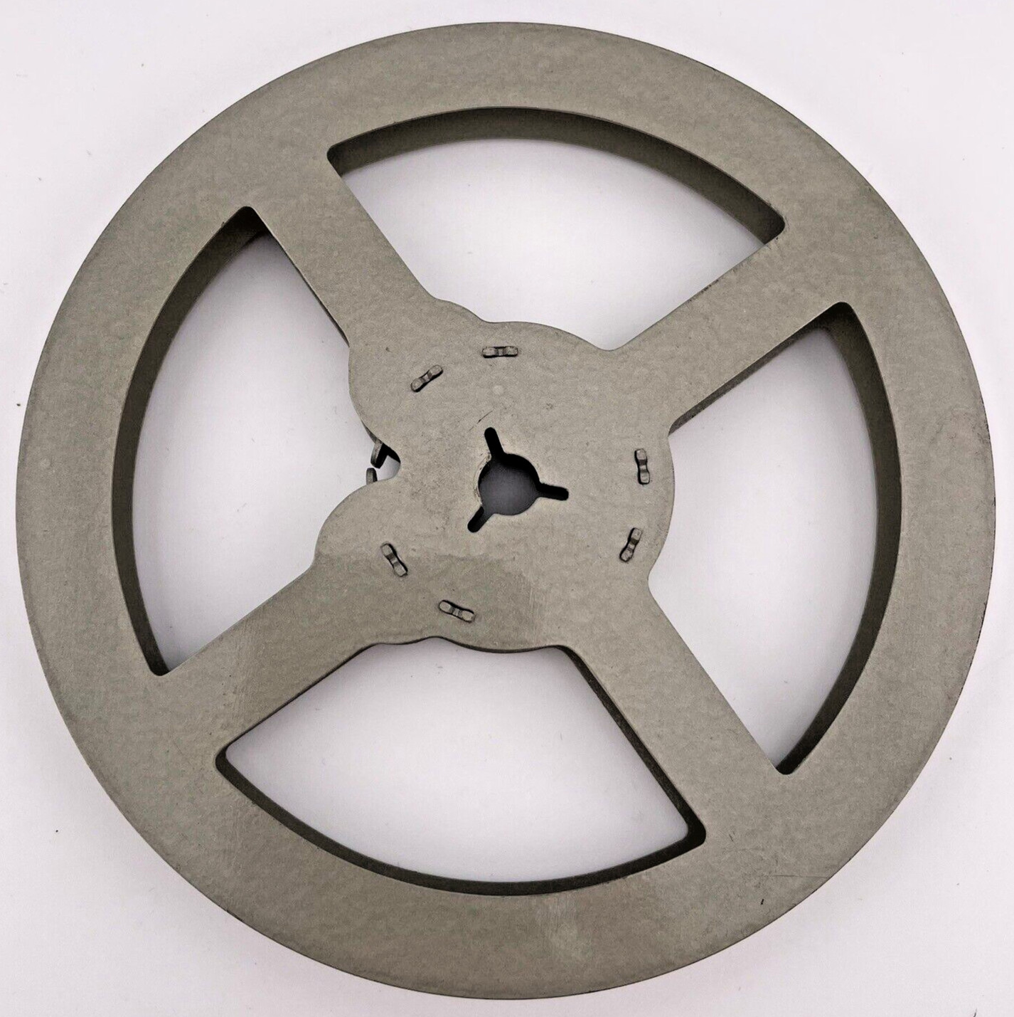 5″ Brown 200′ 8mm Film Take Up Reel Canister Embossed Alsey Camera Shop