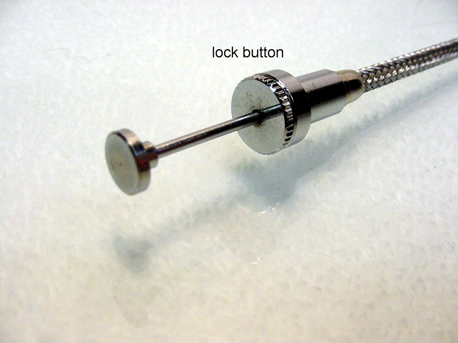 Locking Cable Release Metal 11 3/4″ | Vtg | Genuine Generic Japan | $8 | #19a |
