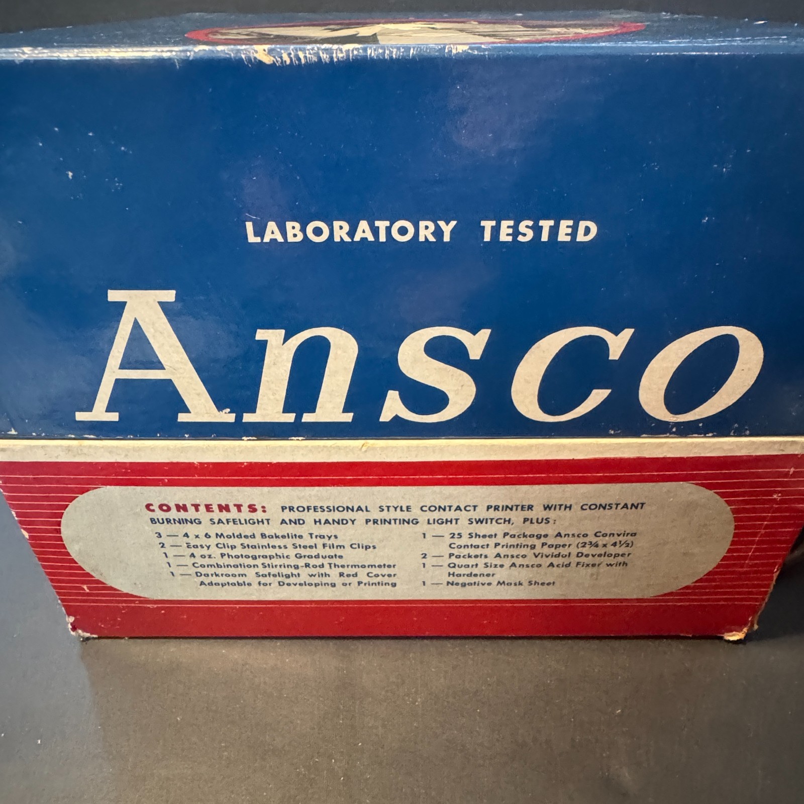 Ansco Home Developing Outfit No. 2A, Nearly Complete, Working, Original Box
