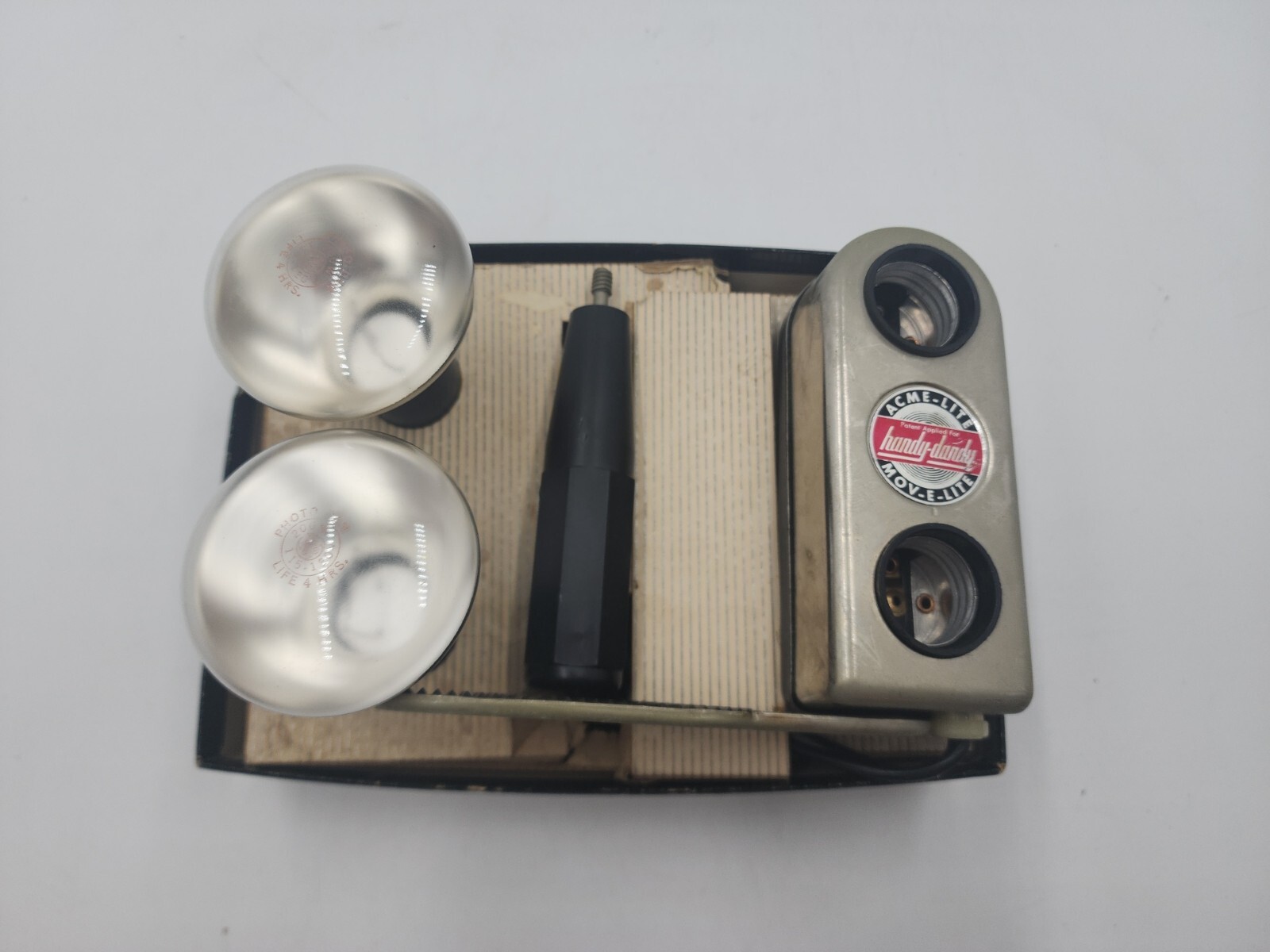 ACME-LITE HANDY DANDY MOV-E-LITE Movie Film Stage Lighting-Model No. 2HD WORKS