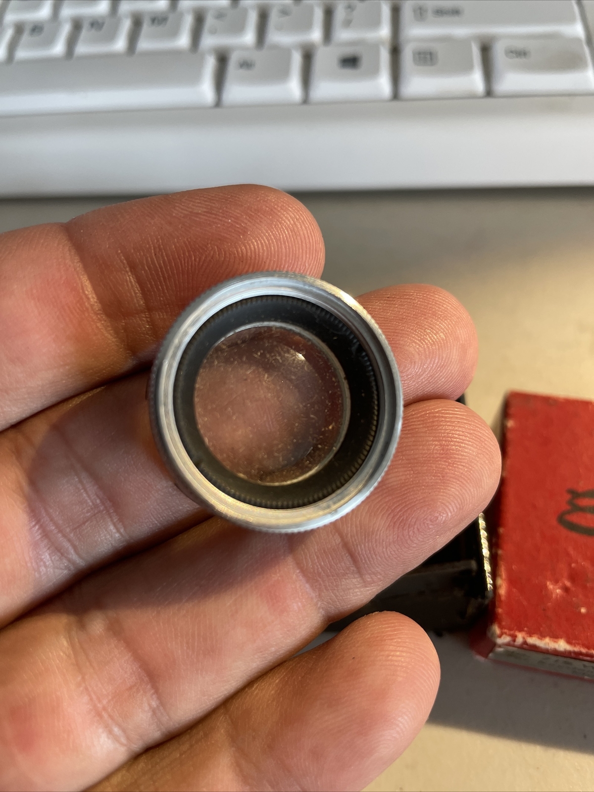 VINTAGE ELGEET NO. 715 WIDE ANGLE VIEWER for KEYSTONE 16mm MODEL K-50 (FF2)