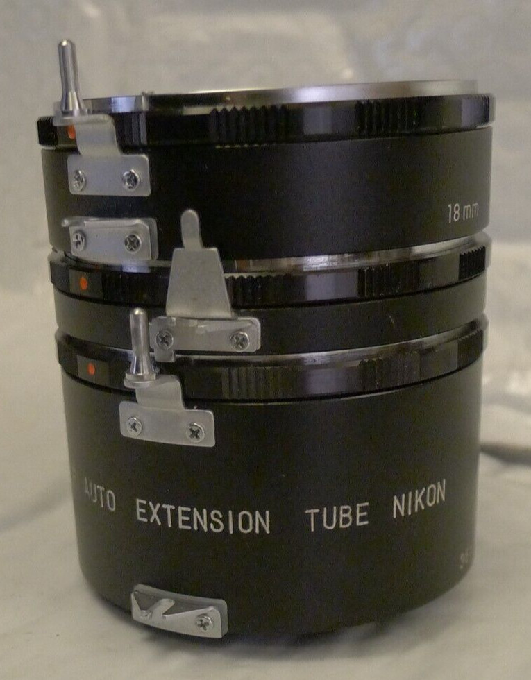 Soligor Auto Extension Tube 3 Piece Set 36mm 18mm 11mm for Nikon – Japan