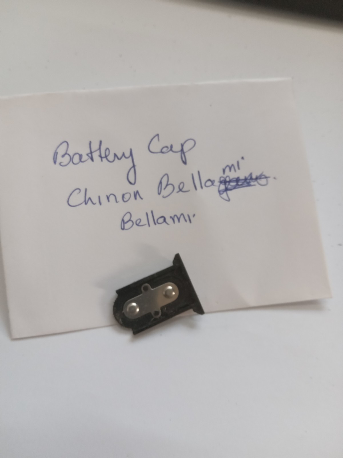 Rare Chinon Bellami Battery Cap Used Replacement Part Good