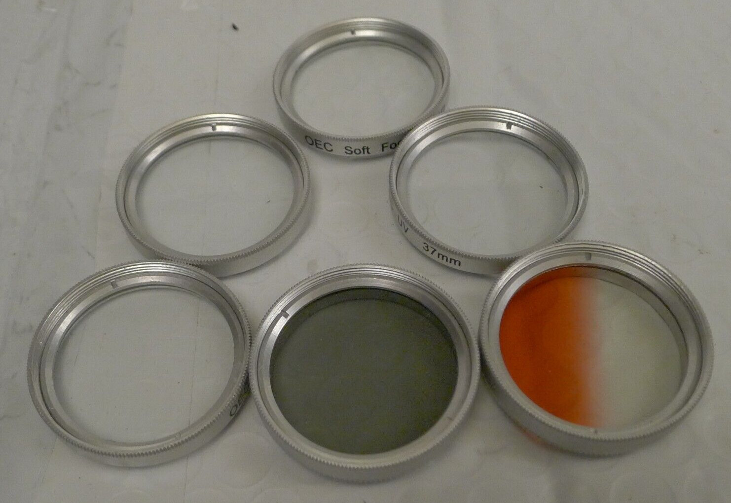 OEC Set of 6 Threaded 37mm Filters – Used – RARE – See List