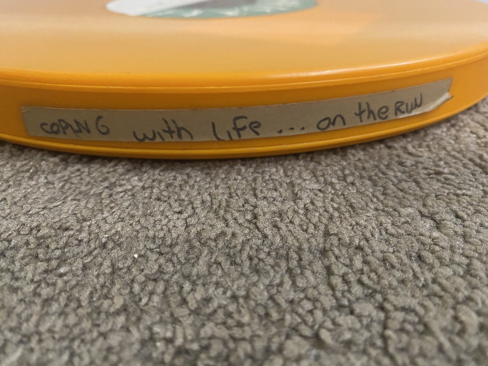 PlioMagic Plastic Film Movie Reel1200 Ft -33 Minutes 16mm With Life On the Run