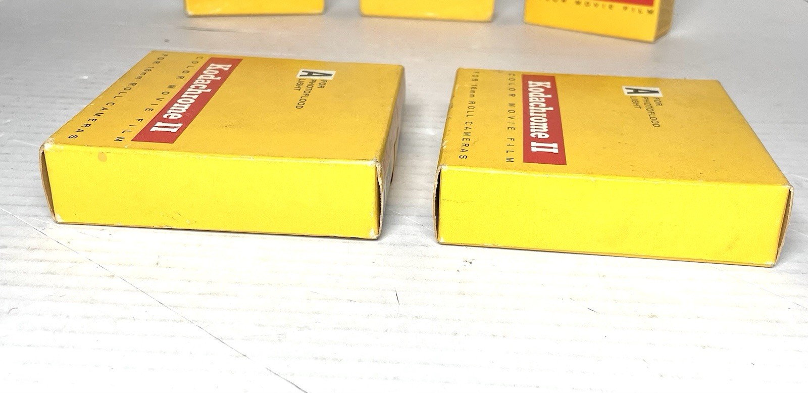 VINTAGE 5 LOT EXPIRED SEALED KODACHROME II MOVIE FILM 50ft 1972, 100ft 1965-66