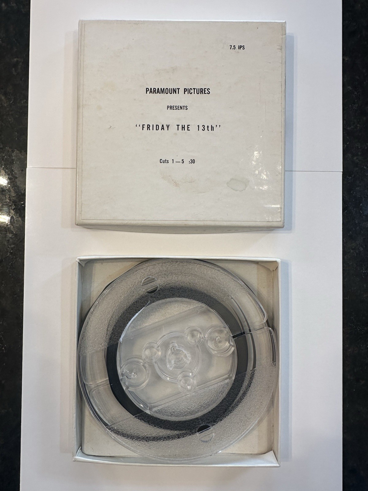 1980 Paramount Pictures Promotional Broadcast Reel For RADIO- Friday the 13th