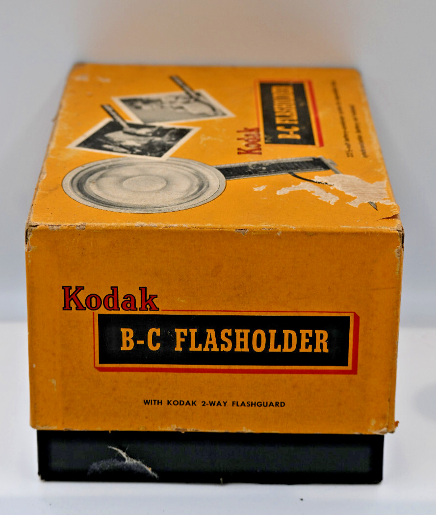 Vintage Kodak B-C Flasholder With Flash Bulbs in the Original Box