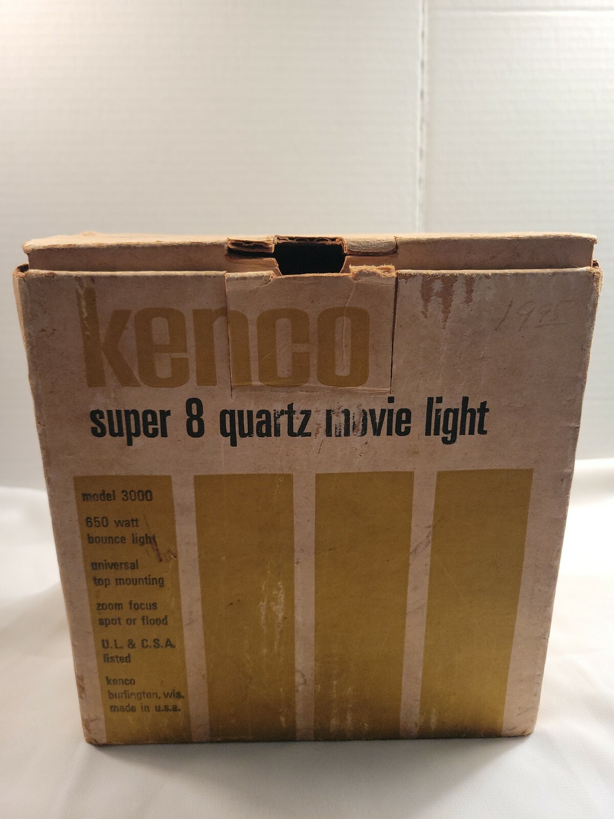 Vintage Kenco Super 8 Quartz Movie Light 3000