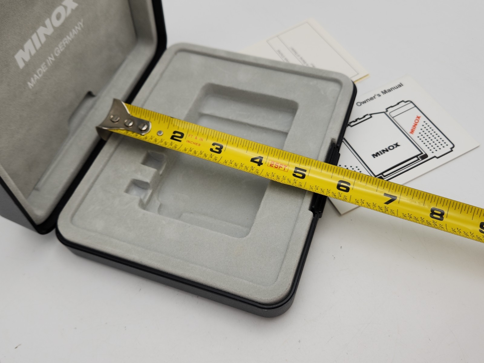 Box ONLY – Minox 35 GT-E Plastic Display Case for Subminiature Camera Germany
