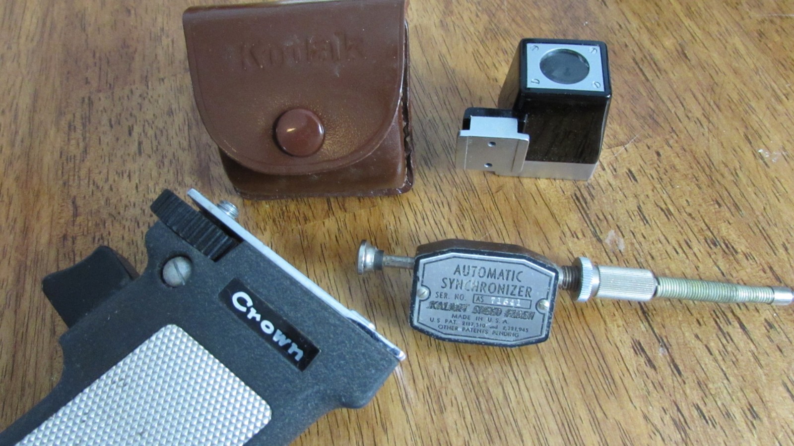 Vintage Camera Accessories Lot Lenses Parts Mixed Alpex Kaligar Kodak Vemar