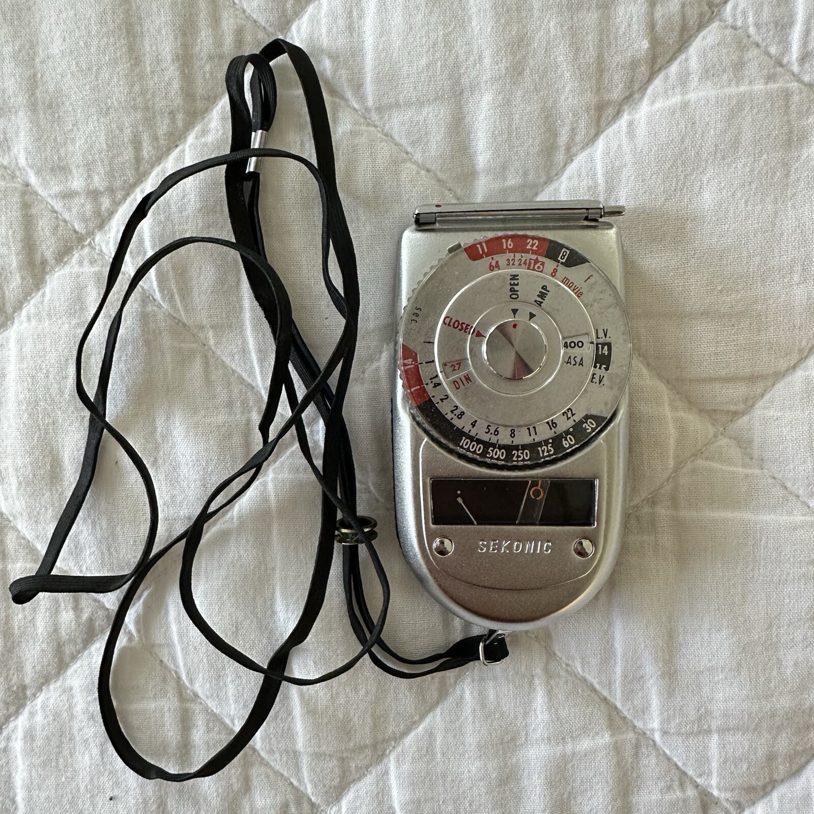 Sekonic L-38 “Auto Leader” Exposure Light Meter Japan Vintage 1960
