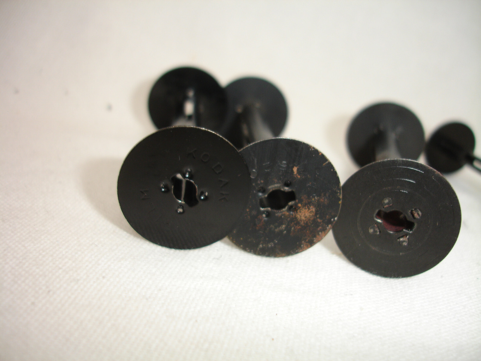 Vintage Metal Empty Take-Up Roll Film Spool ( 4 pcs ) for KODAK