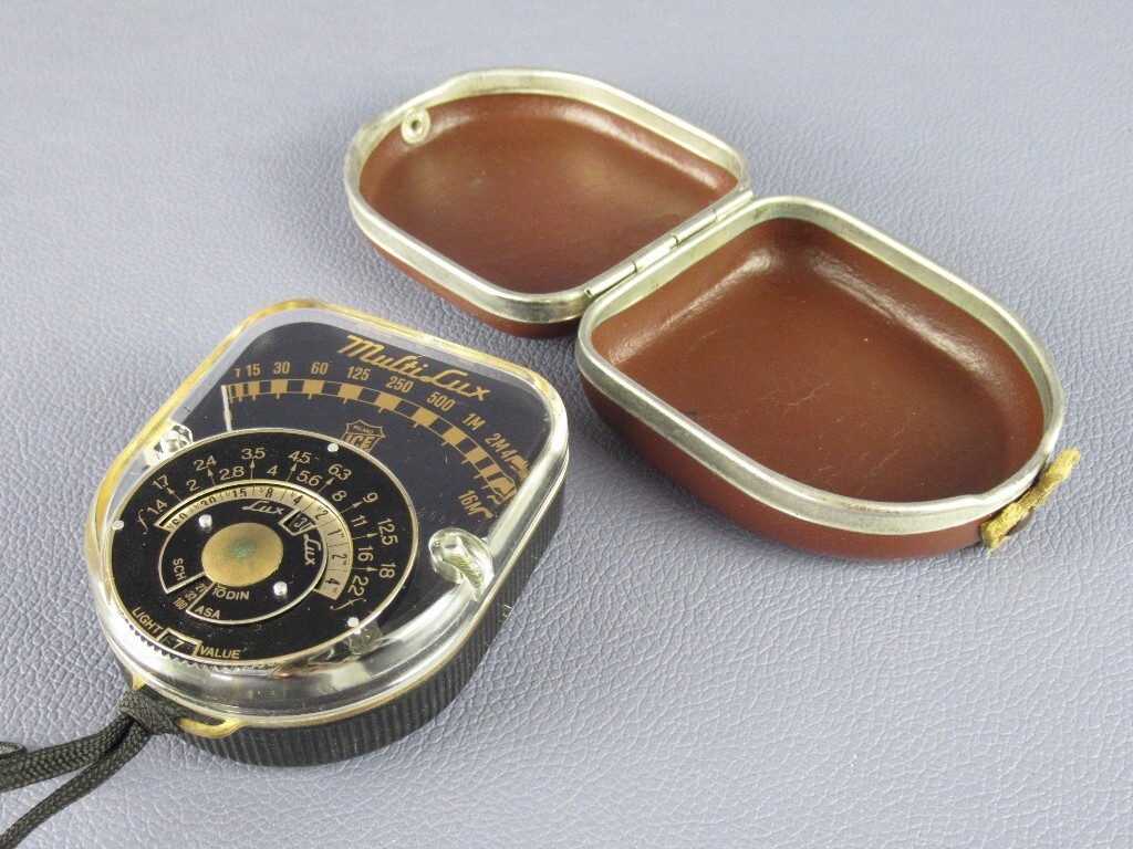 Multilux Ice Analog Exposure Meter Vintage Photography Instrument From The 1960S