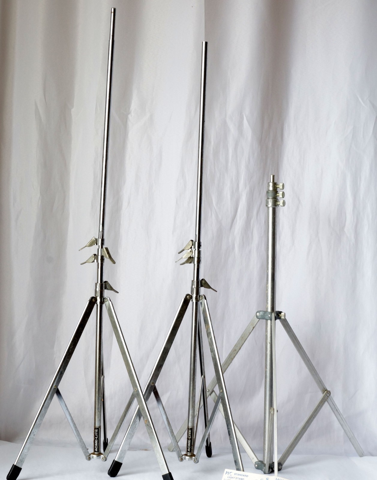 Acme-Lite Senior Litepak Triangle Lighting Stand & PIC Standard Light Stand #122