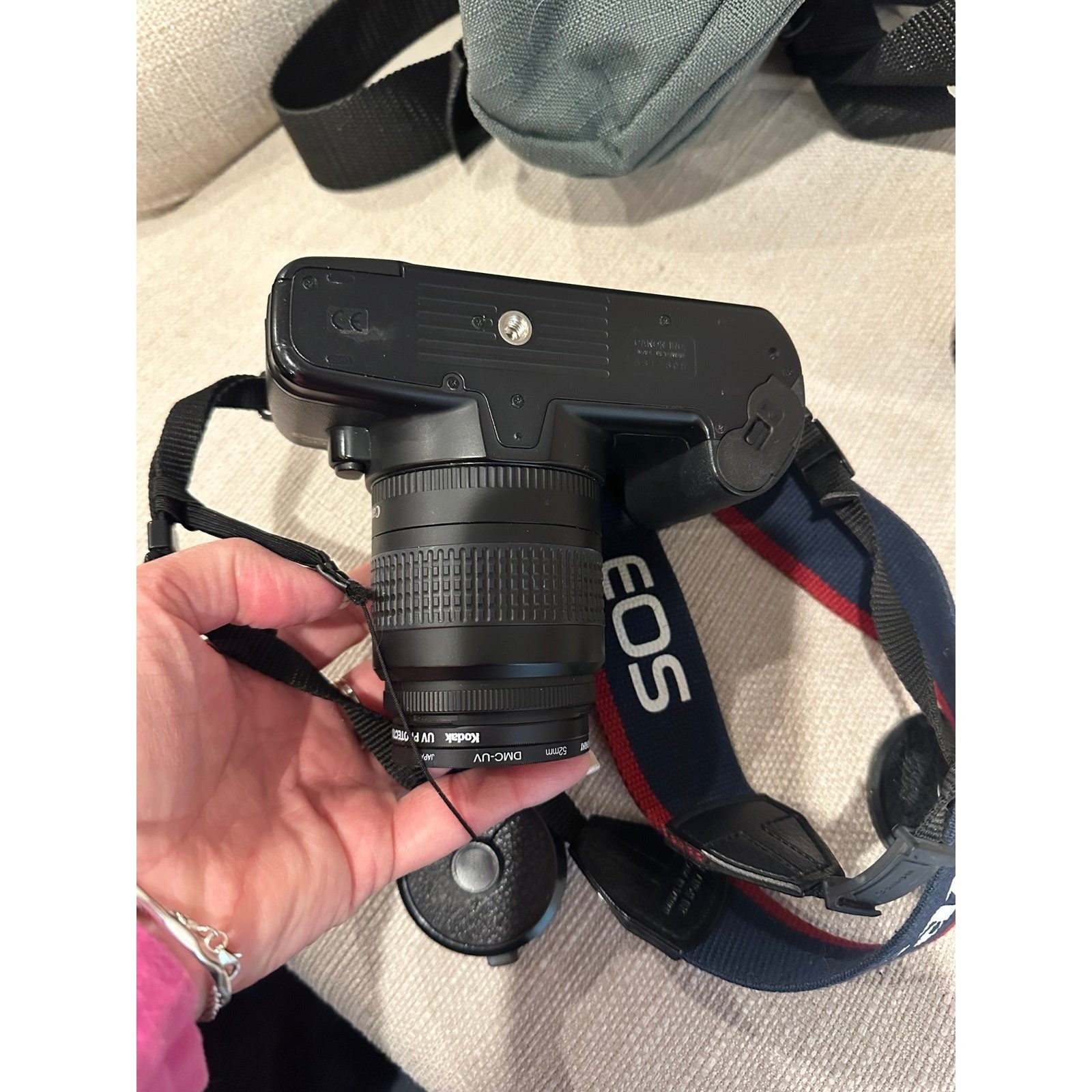 Vintage Canon EOS Rebel G Camera and case 1990’s PARTS ONLY