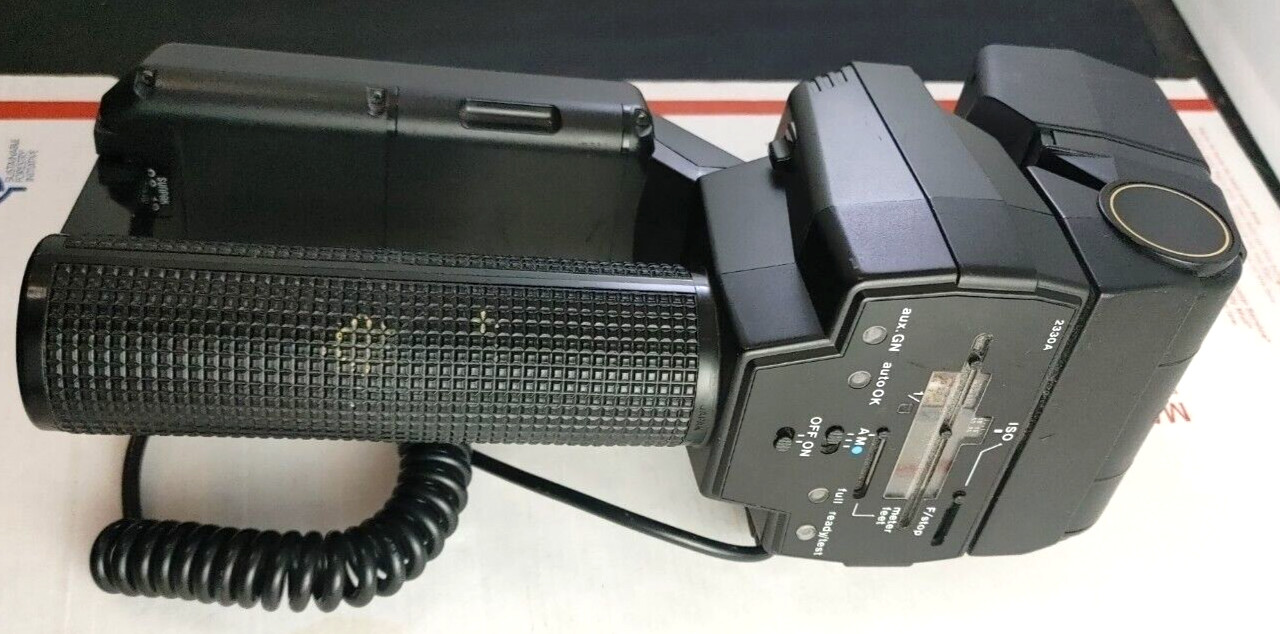 Vintage SUNPAK Pro System Auto 622 WH-1 Flash Head CG-10 Made in Japan Camera