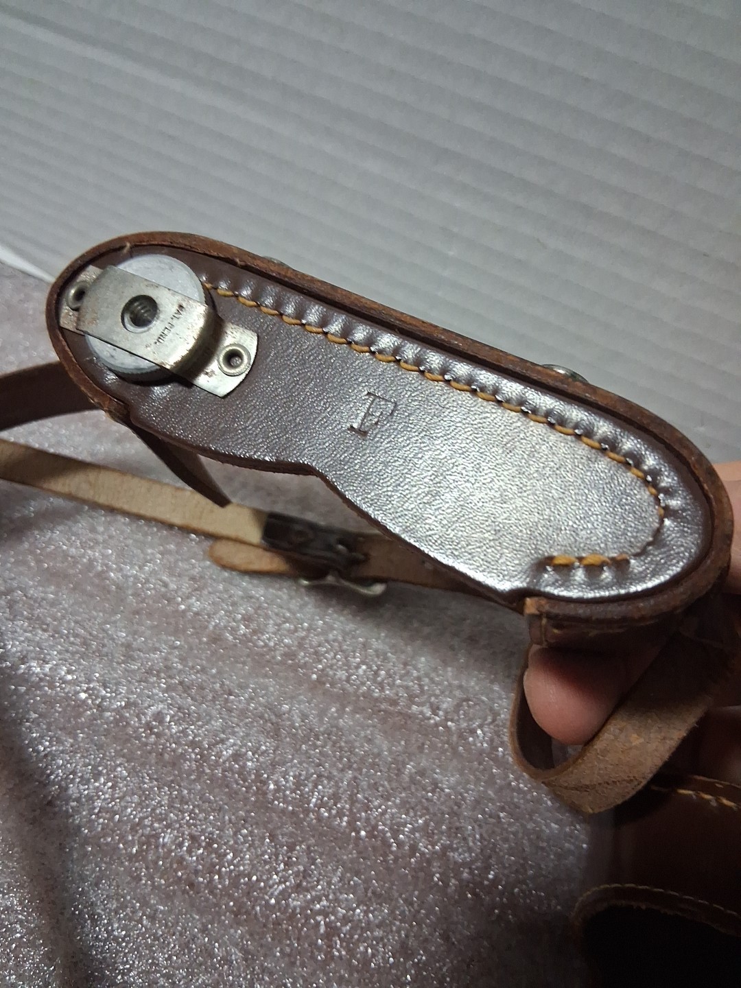 Vintage Ruko Built Rite Kase Leather Folding Camera Case