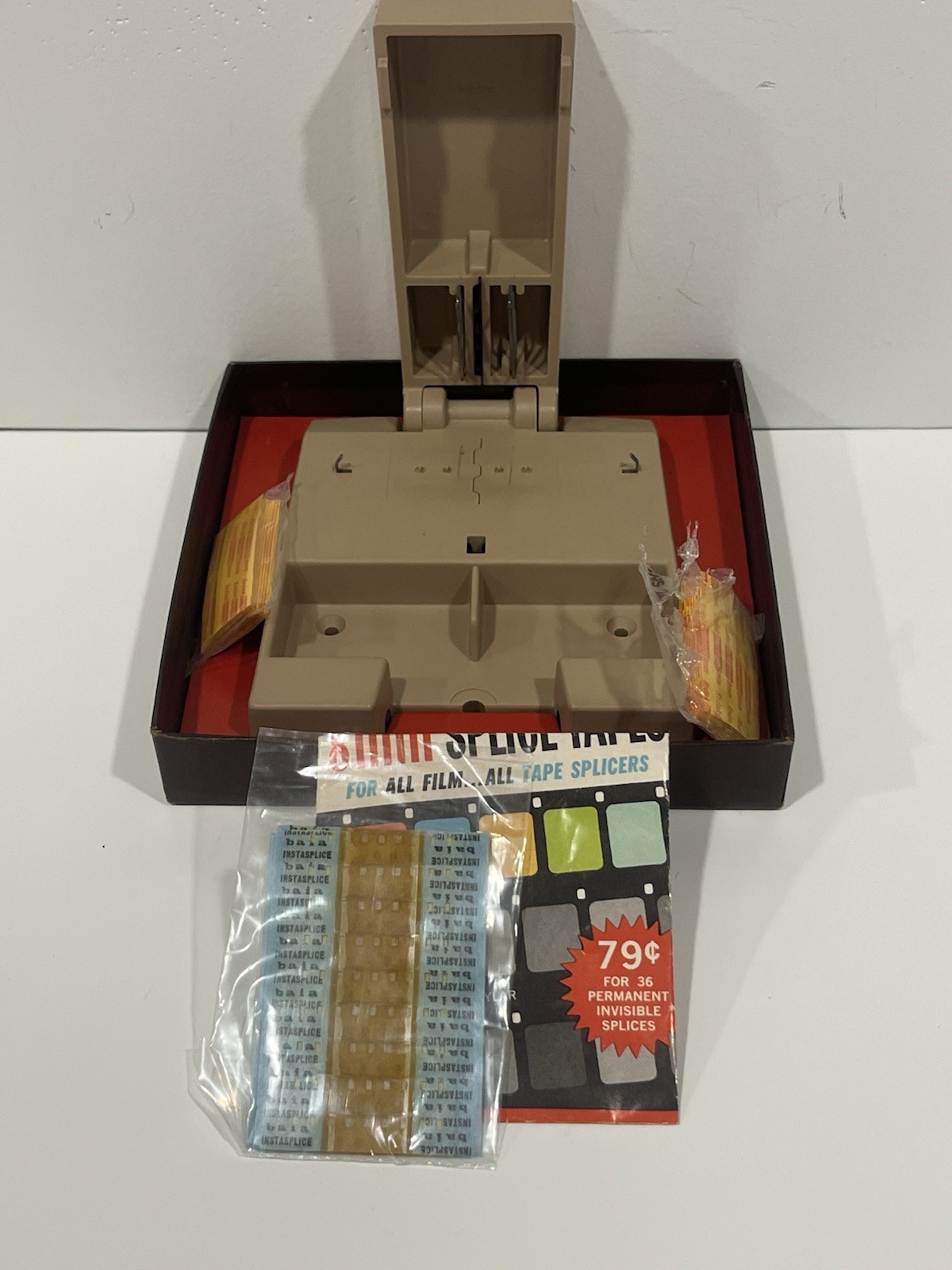 Kodak Presstape Movie Splicer 8mm And 16mm Original Box No 64 Vintage USA Made