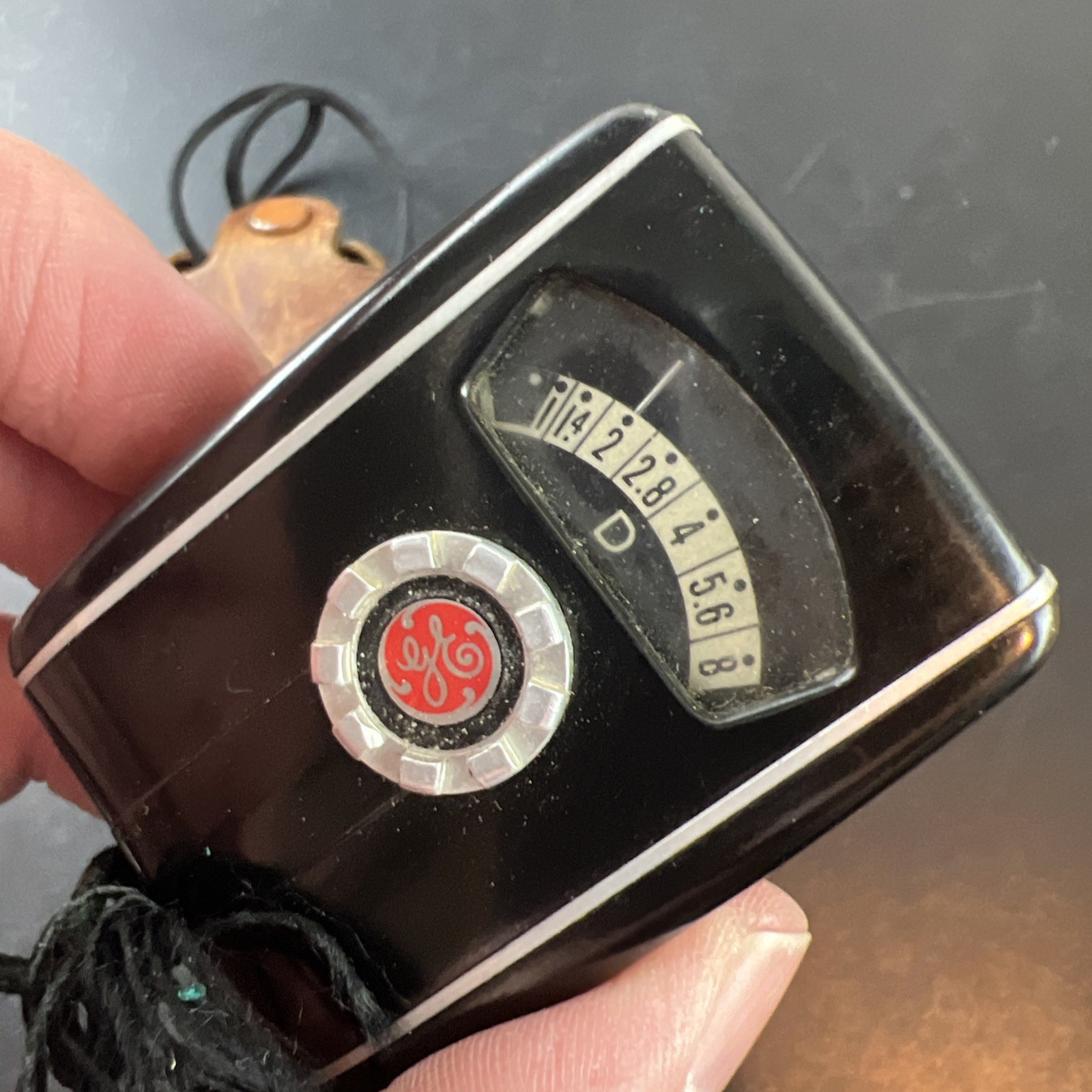 Vintage GE General Electric Type PR-30 Mascot Exposure Meter w/Leather Case