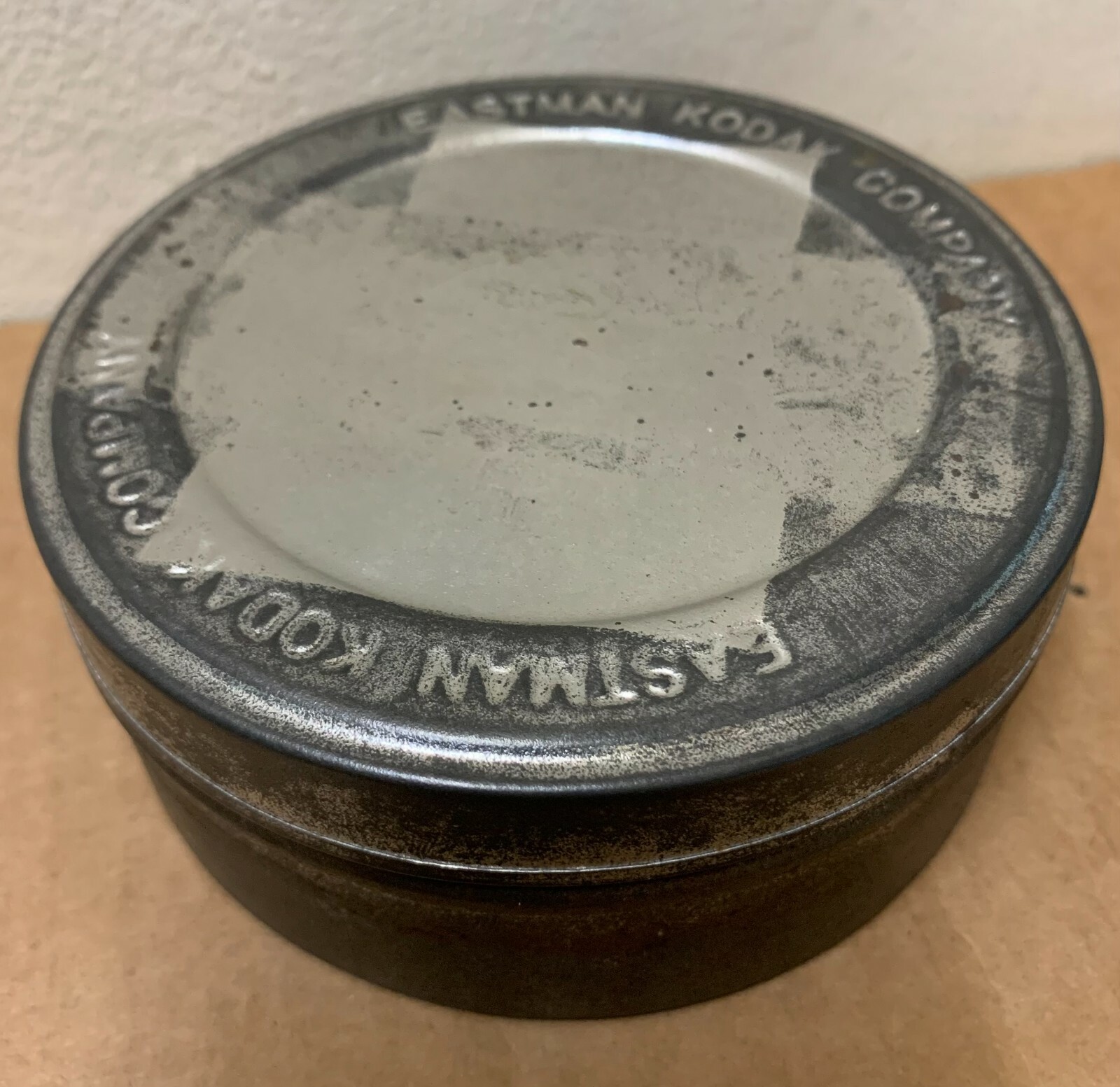 Vintage Eastman Kodak Film Company Cannister 4″ case tin for reel storage