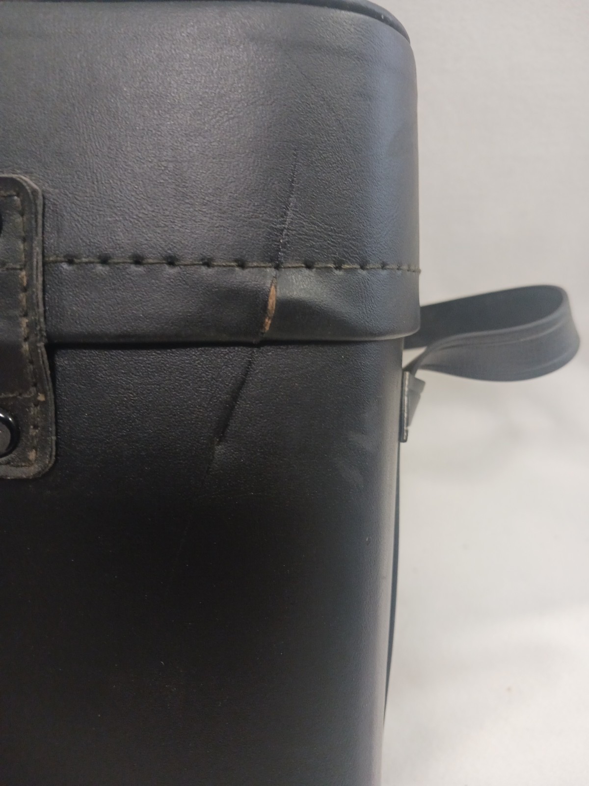 Vintage Pentax Honeywell Hard Camera & Lens Case 11″ x 6″ x 6″ Black Leather VGC