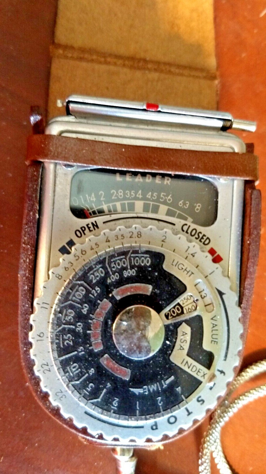 Vintage Sekonic LEADER L-6 L-VI Photography Light Meter Classic Design with Case