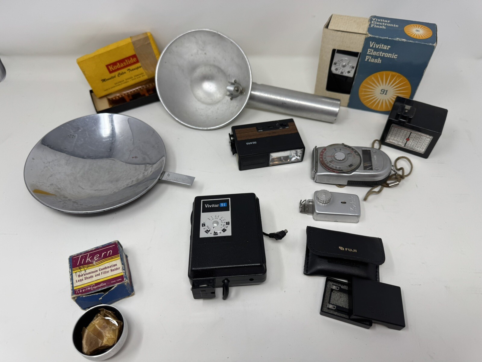 Mixed Lot Of Vintage Camera Accessories Parts Untested