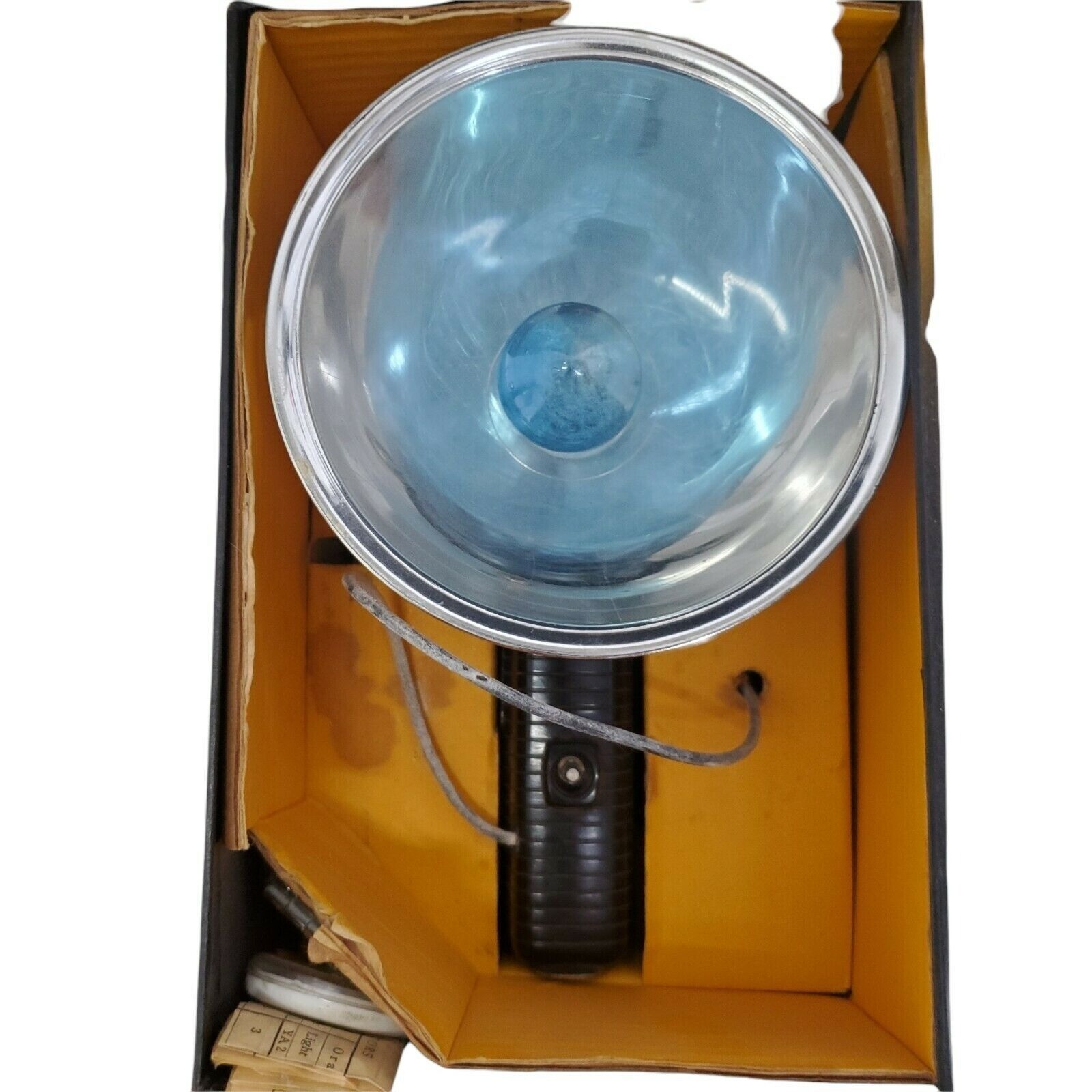 Kodak Standard Flasholder Flash Gun Blue Bulb w Original Box Vintage Photo Prop