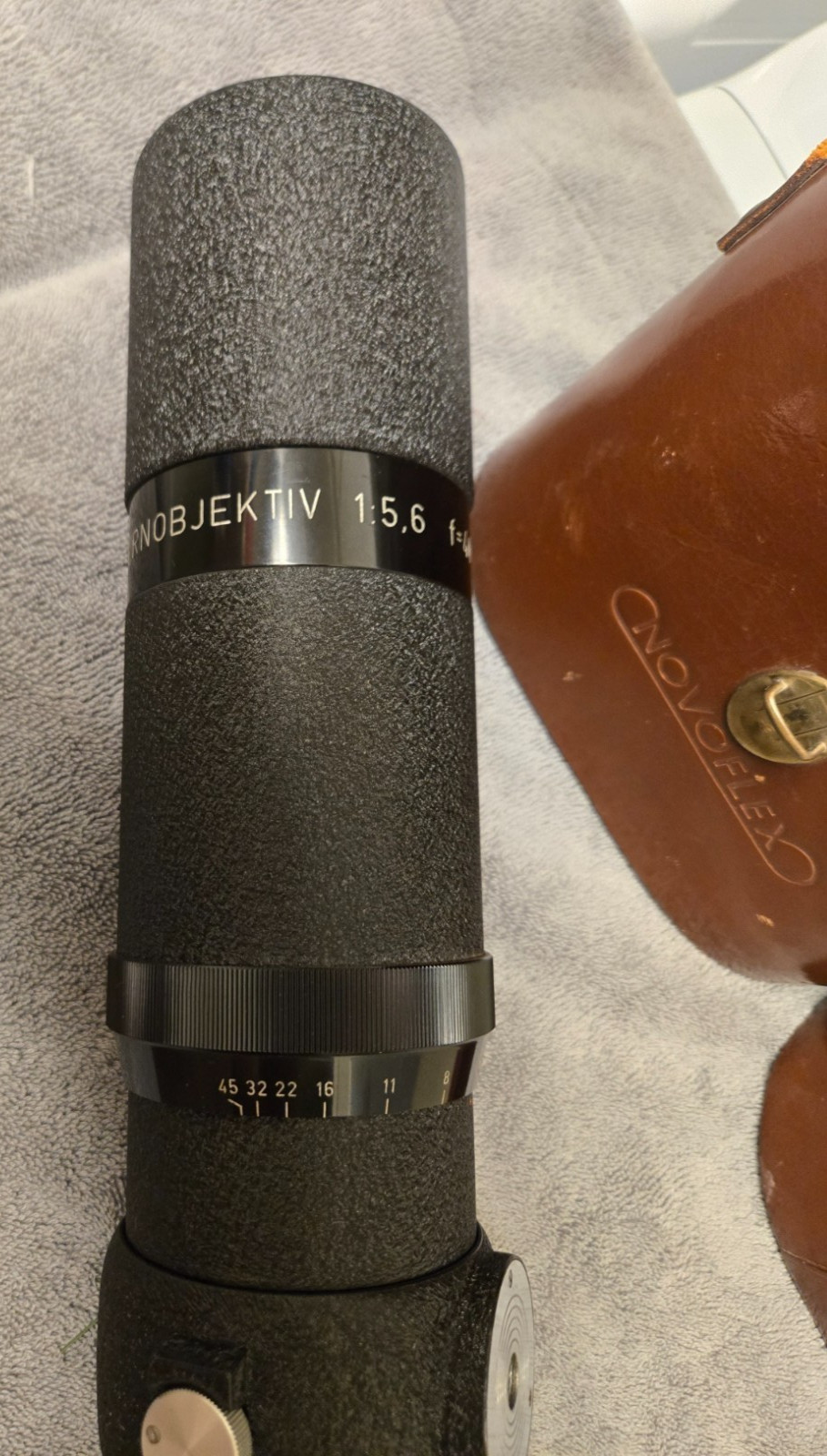 Novoflex fernobjektiv 1:5.6 f=40cm telephoto lens