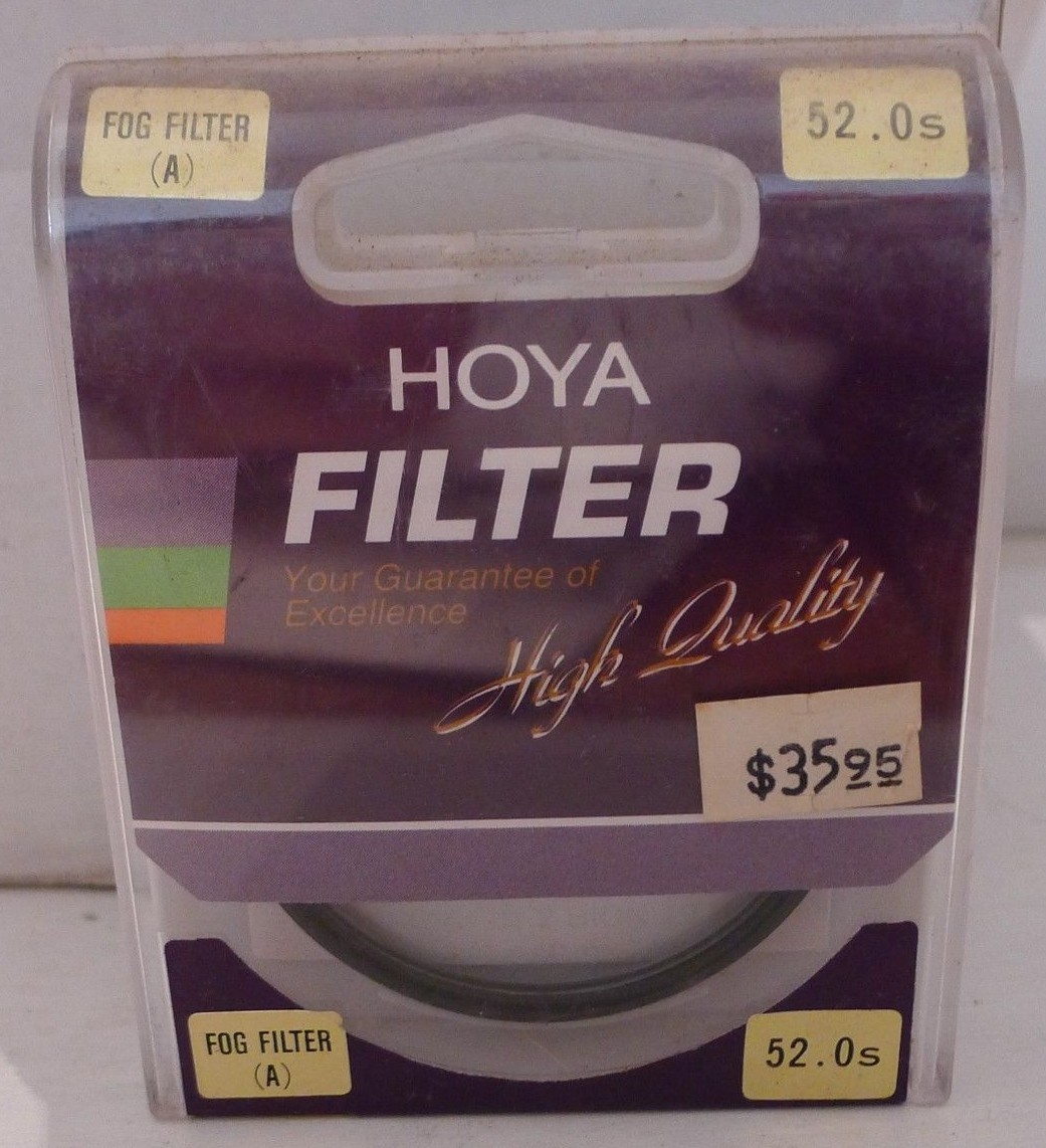 Hoya Fog Filter (A) 52mm Filter +Product Case – NEW – Made in Japan