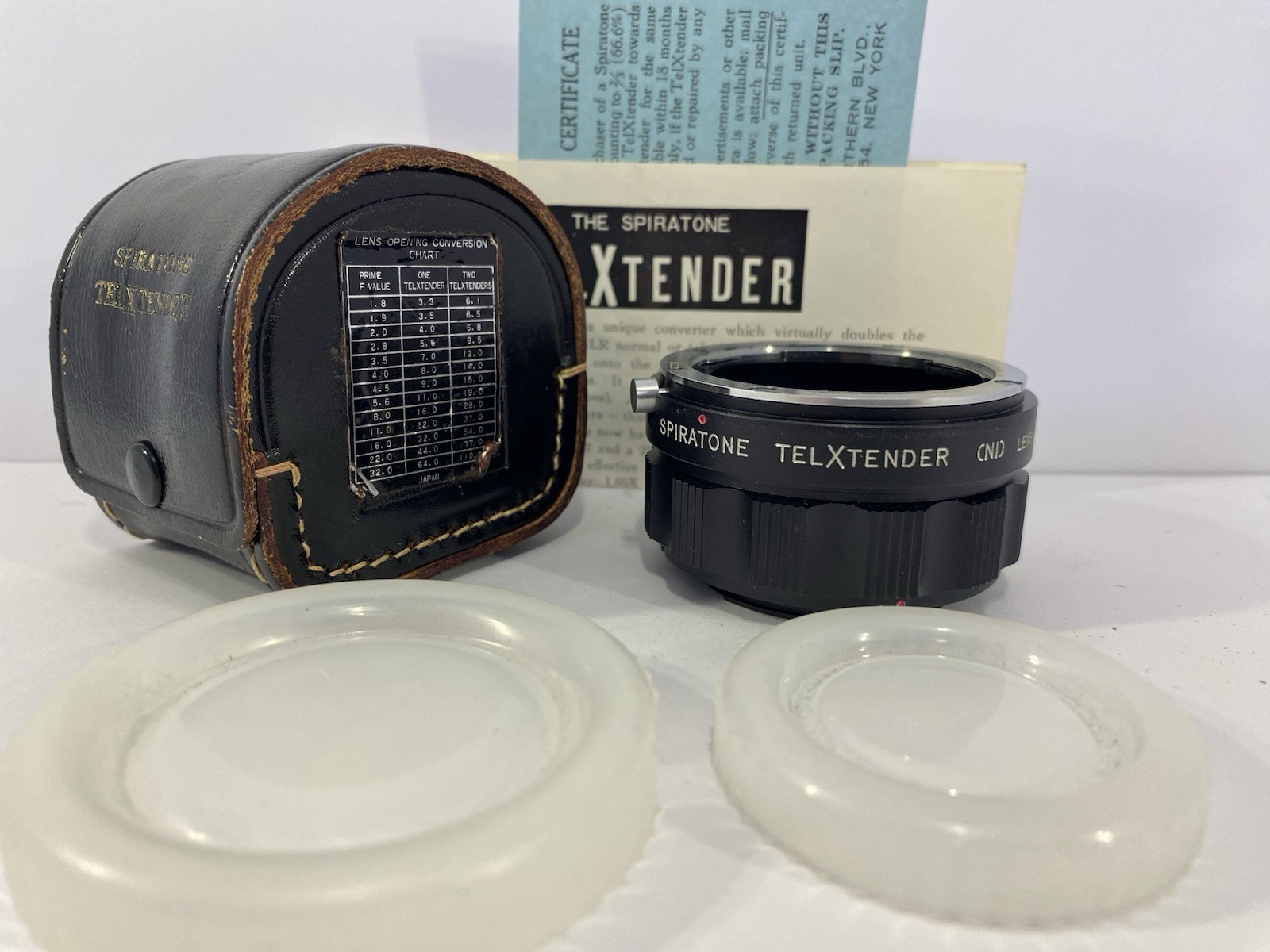 Spiratone TelXtender Adapter for Nikon NI with Case – Made in Japan