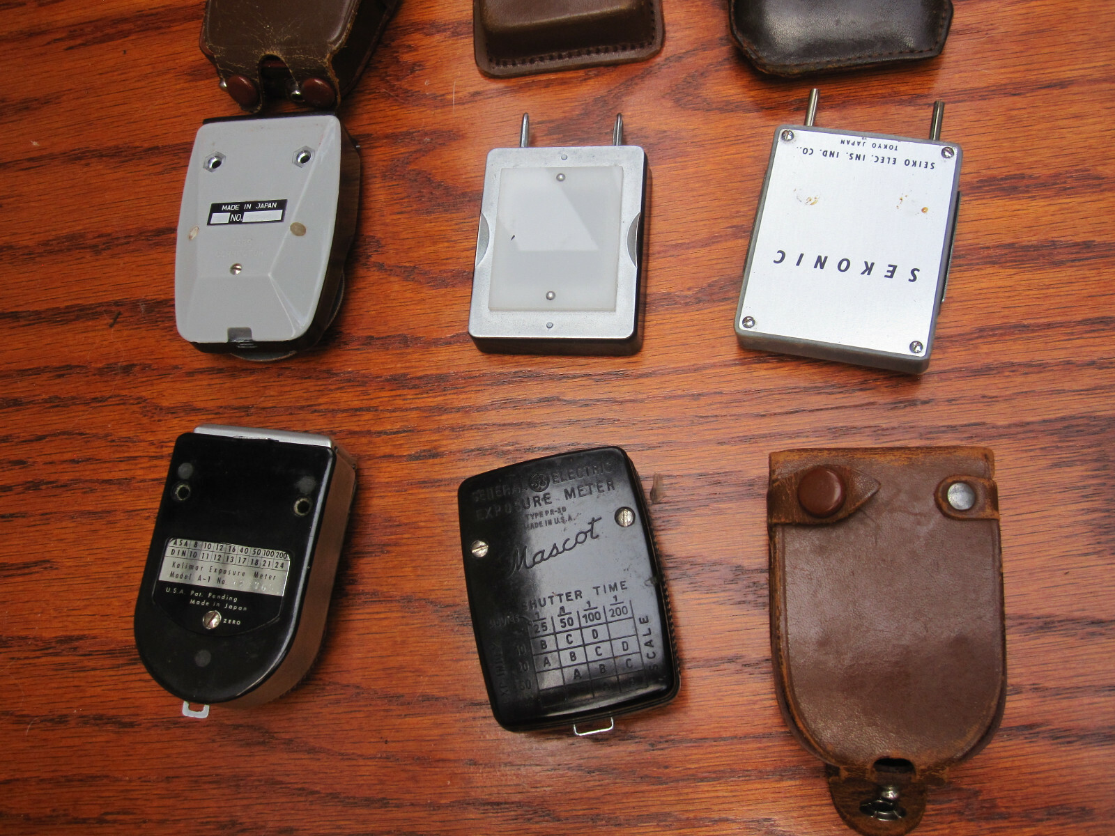 Vintage light meter set lot . Walz Coronet B Sekonics Kalimar GE