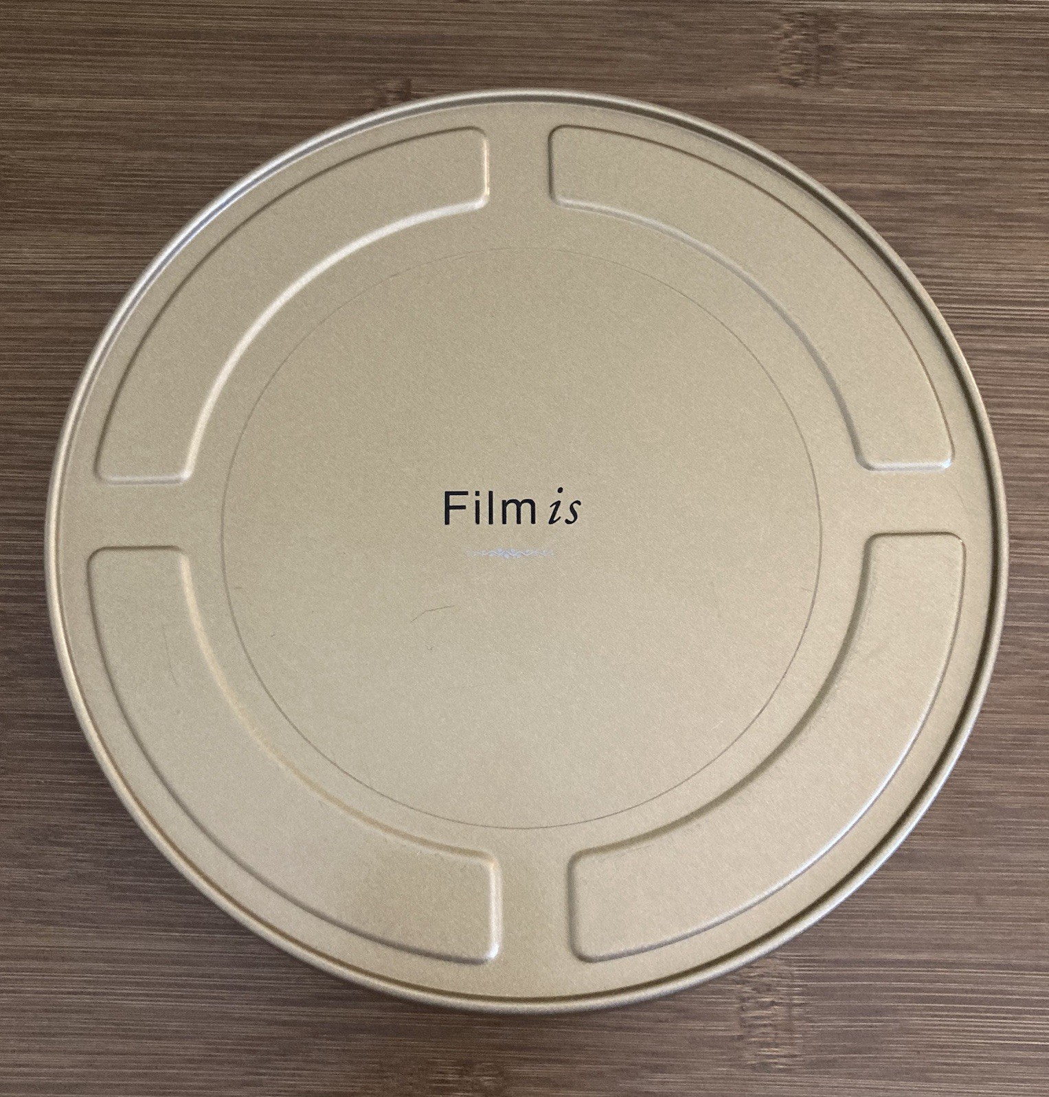 Vintage Kodak Metal Film Canister 7” Movie Reel Container Bronze Cinema Decor