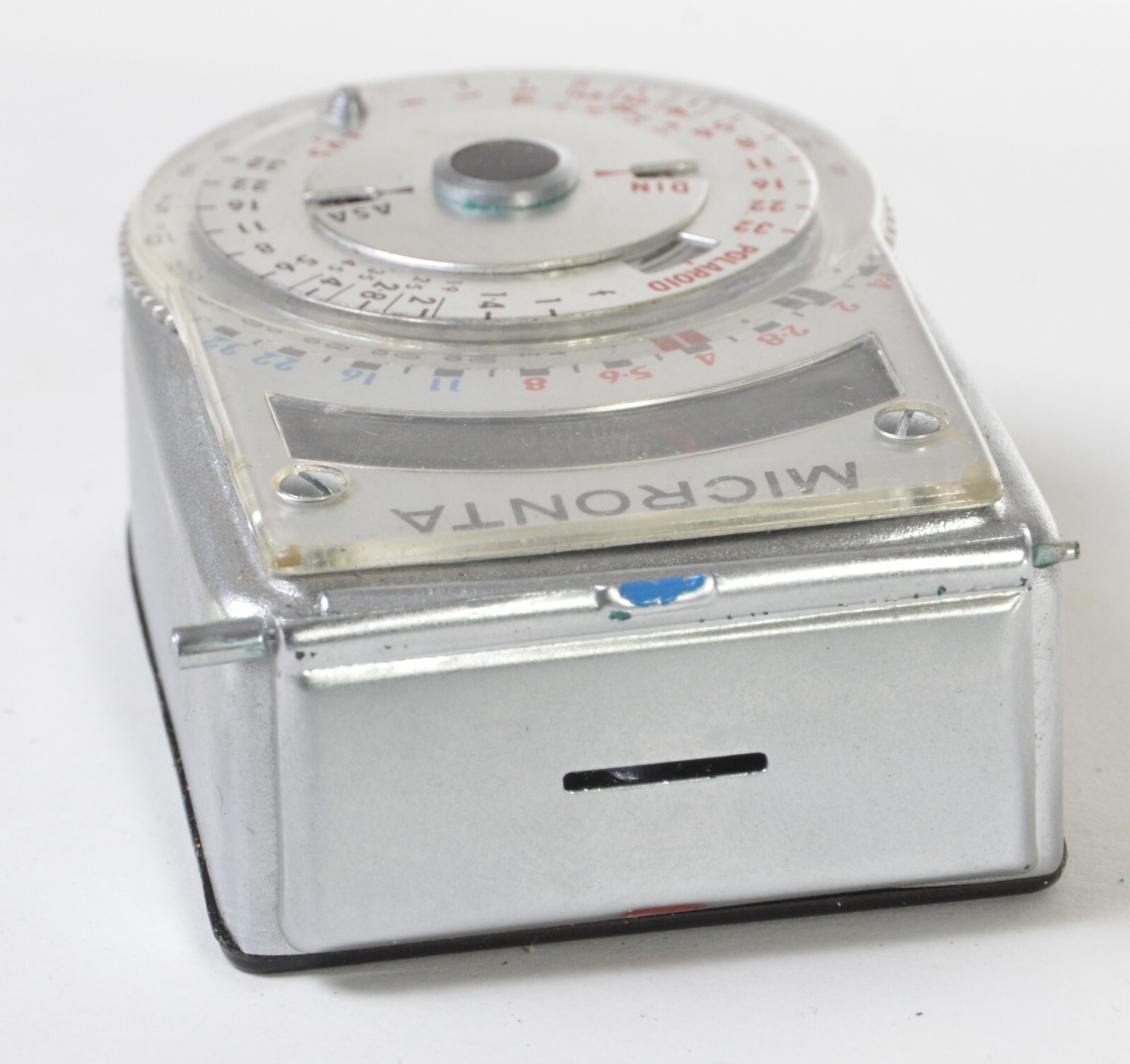 Vintage 1950s Micronta Exposure Light Meter w/leather case made in Japan, w/docs